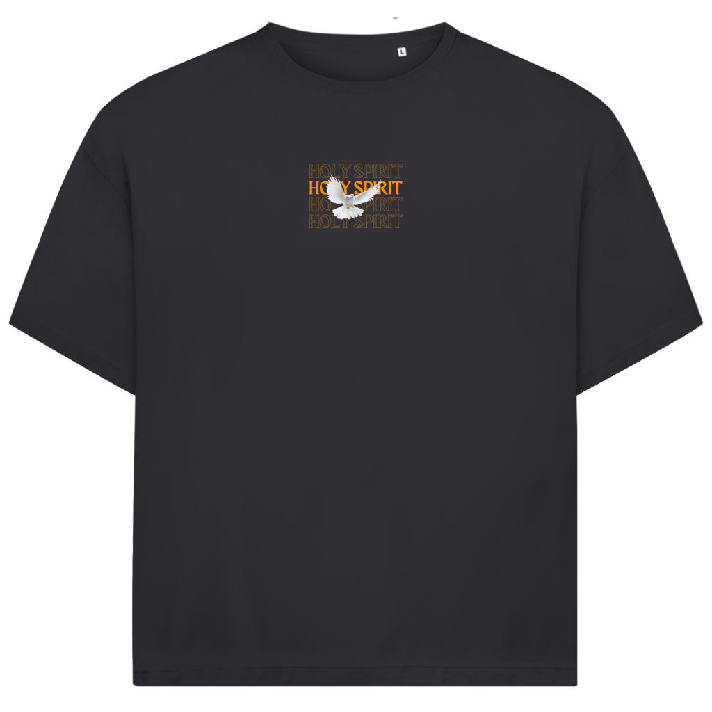 Christliches Oversize T-Shirt „Holy Spirit“ – Unisex Faith JJ Streetwear Shirt