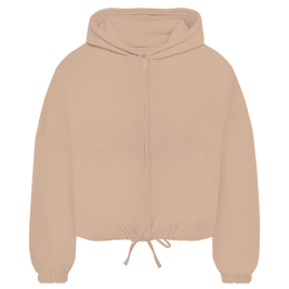 Christlicher Damen Zip Hoodie „Jesus Freak Club“ – Oversize Faith Hoodie