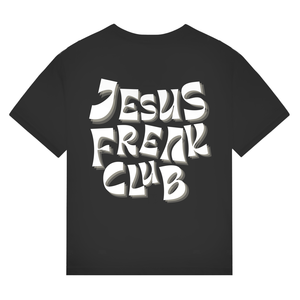 Christliches Unisex T-Shirt „Jesus Freak Club“ – Premium Faith Streetwear