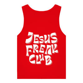 Christliches Damen Premium Bio Tank Top „Jesus Freak Club“ – Faith Statement Top