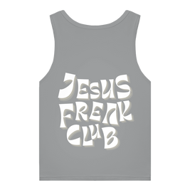 Christliches Damen Premium Bio Tank Top „Jesus Freak Club“ – Faith Statement Top