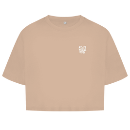 Christliches Damen Oversize Crop Top „Jesus Freak Club“ – Faith Streetwear Shirt