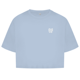 Christliches Damen Oversize Crop Top „Jesus Freak Club“ – Faith Streetwear Shirt