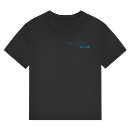 Christliches Premium Unisex T-Shirt „Through the Waters“ – Jesaja 43,2