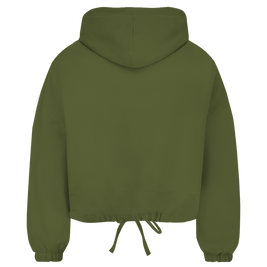 Child of God Damen Cropped Oversize Hoodie | Christlicher Hoodie