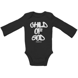 Child of God Langarm Baby Body – Bio-Baumwolle | Christliches Baby Geschenk