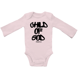 Child of God Langarm Baby Body – Bio-Baumwolle | Christliches Baby Geschenk