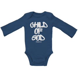 Child of God Langarm Baby Body – Bio-Baumwolle | Christliches Baby Geschenk