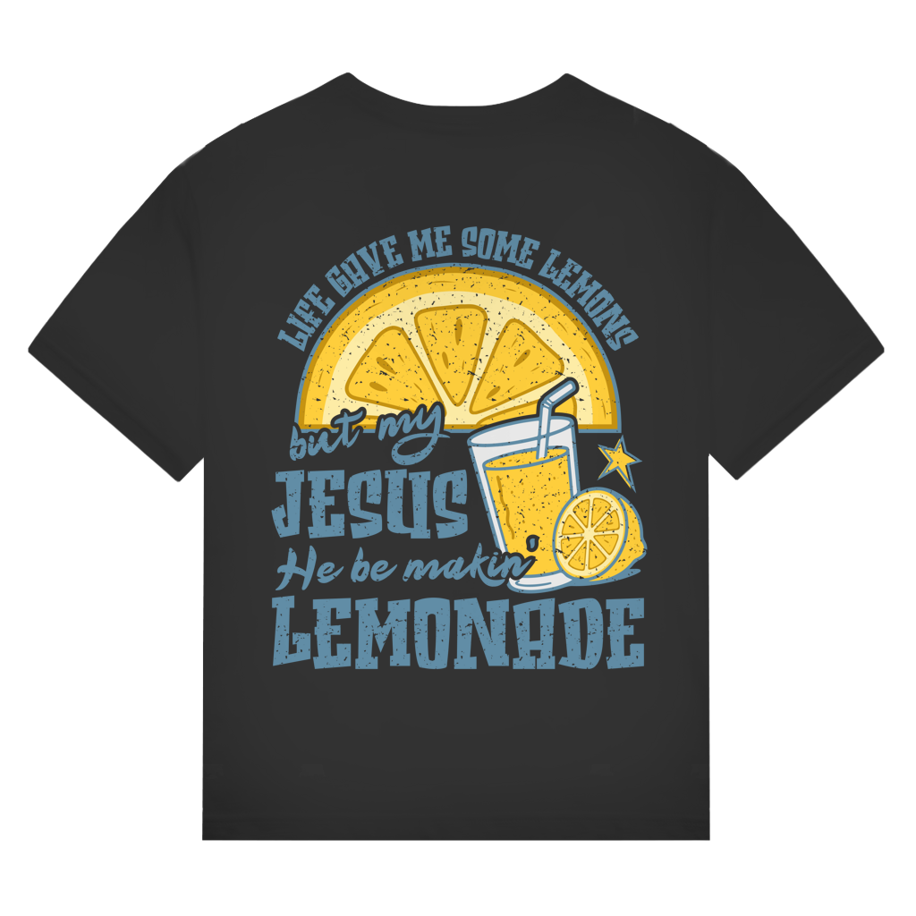 Life Gave Me Some Lemons Bio T-Shirt | Christliches Unisex Premium Shirt
