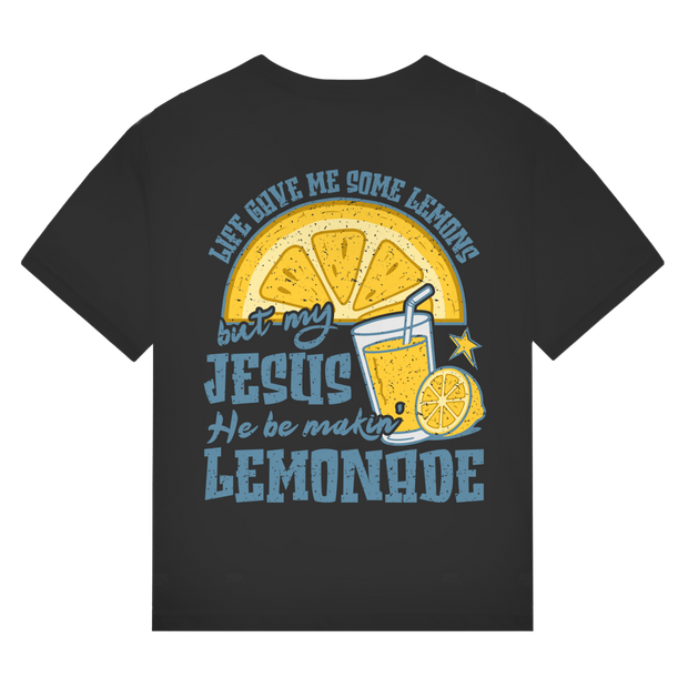 Life Gave Me Some Lemons Bio T-Shirt | Christliches Unisex Premium Shirt