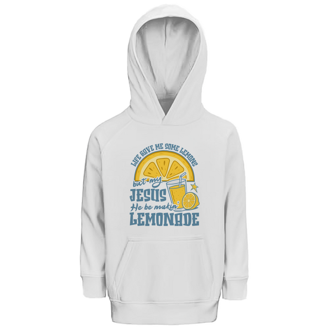 Kinder Bio Hoodie "Life Gave Me Some Lemons" | Christlicher Premium Hoodie
