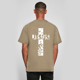 Oversize T-Shirt Jesus – Der Weg, die Wahrheit und das Leben | Christliches Oversize Shirt