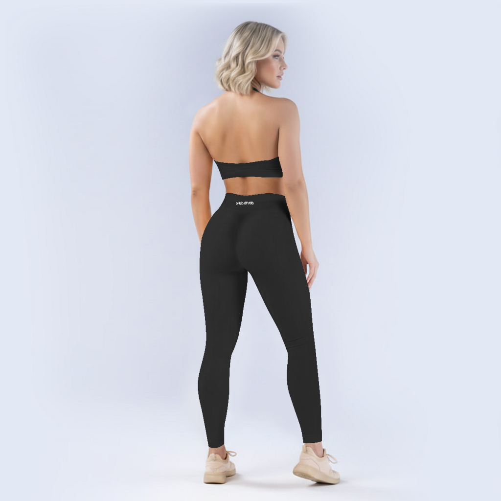 Scrunch Leggings CHILD OF GOD – Christliche Sportleggings Damen