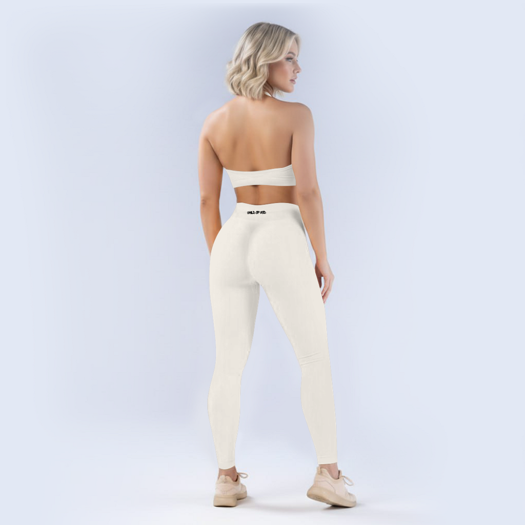 Scrunch Leggings CHILD OF GOD – Christliche Sportleggings Damen