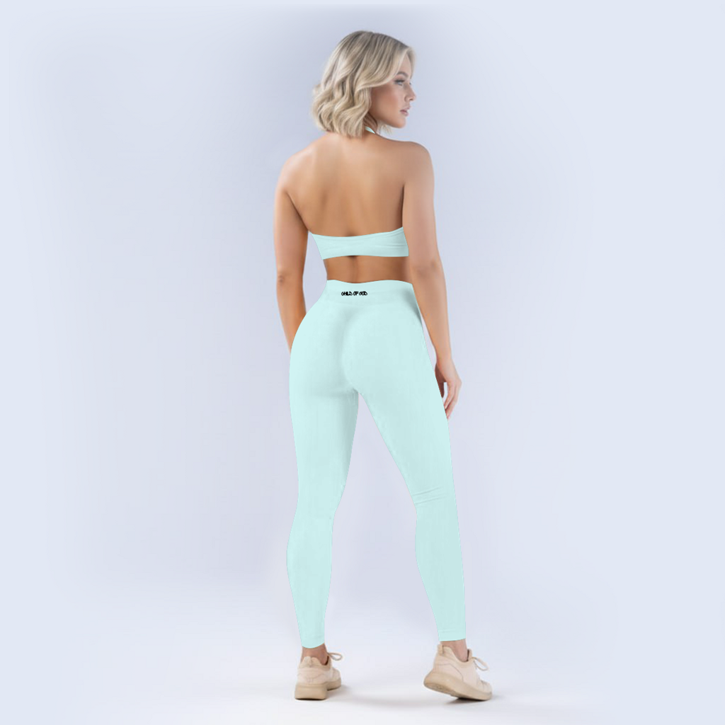 Scrunch Leggings CHILD OF GOD – Christliche Sportleggings Damen