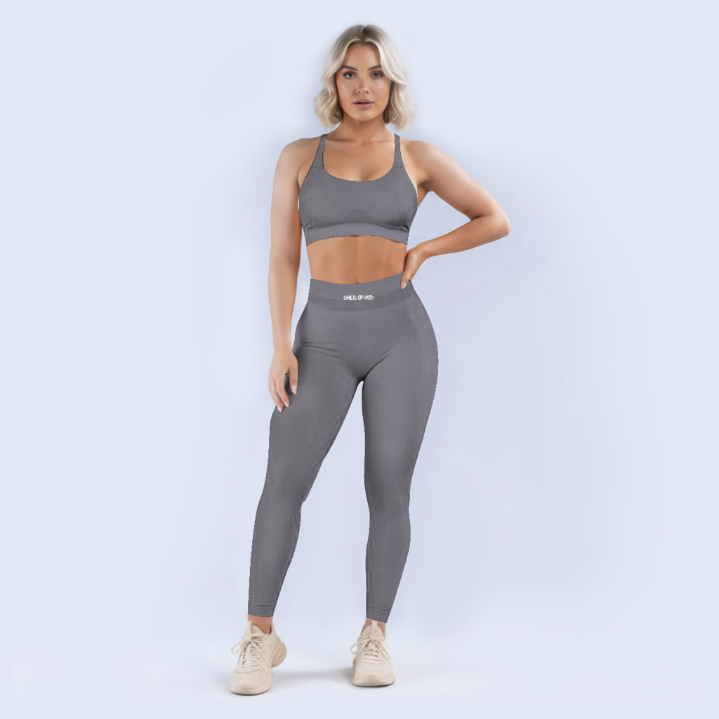 Scrunch Leggings CHILD OF GOD – Christliche Sportleggings Damen