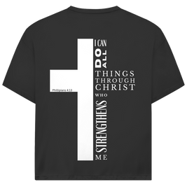 Oversize T-Shirt „I Can Do All Things“ – Philipper 4,13 | JJ Streetwear