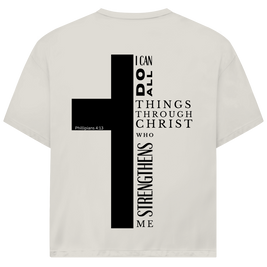 Oversize T-Shirt „I Can Do All Things“ – Philipper 4,13 | JJ Streetwear