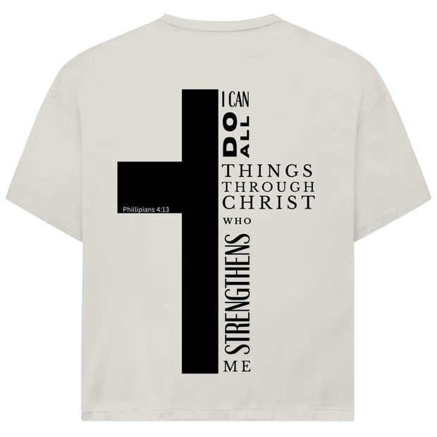 Oversize T-Shirt „I Can Do All Things“ – Philipper 4,13 | JJ Streetwear