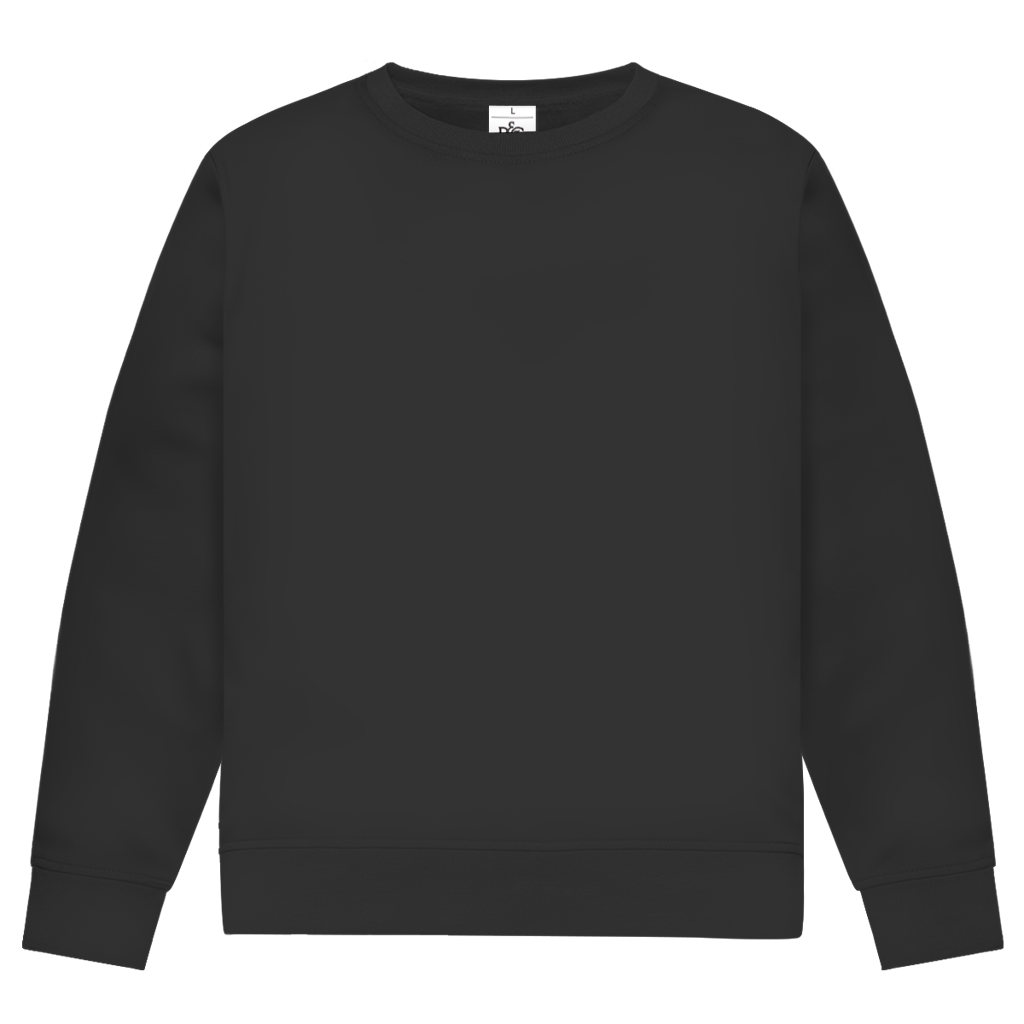 Herren Sweatshirt Jesus Kreuz (schwarz)