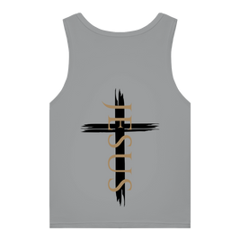 Damen Organic Tank Top „Jesus Kreuz“ – Christliches Bio Tank Top mit Kreuz