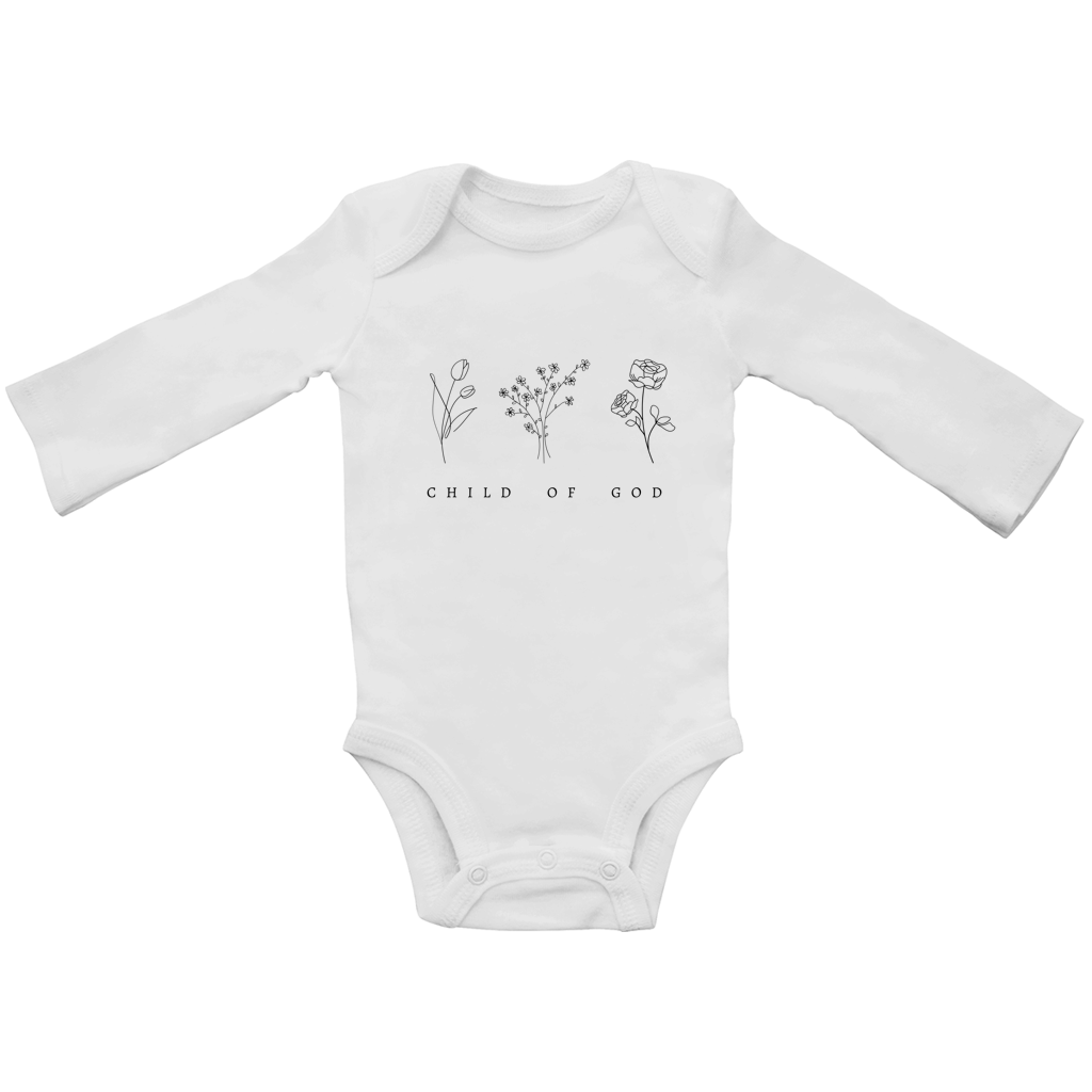 Baby Body „Child of God“ – Christlicher Bio Body für Babys