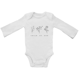 Baby Body „Child of God“ – Christlicher Bio Body für Babys