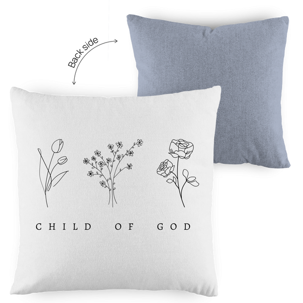 Kopfkissen zweifarbig "Child of God"