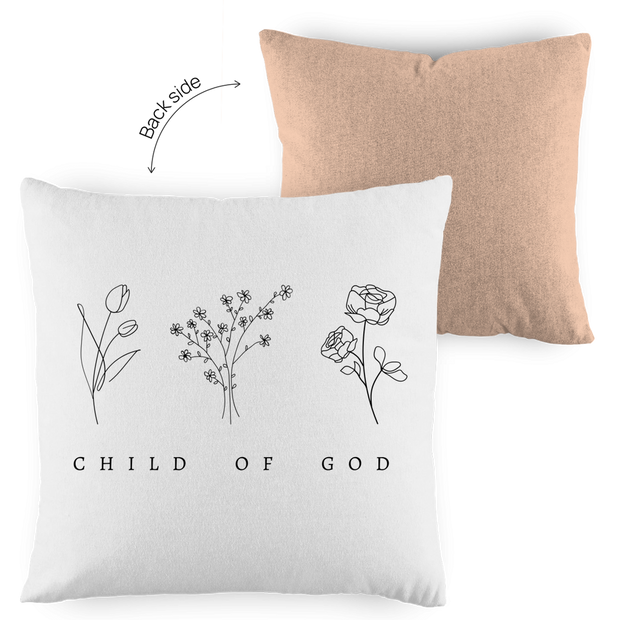 Kopfkissen zweifarbig "Child of God"