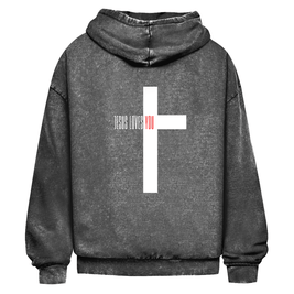 Oversize Washed Hoodie 