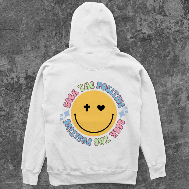 Unisex Oversize Hoodie "Seek the Positive" - by-grace.store