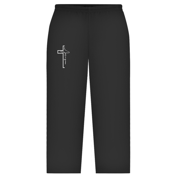 Oversize Sweatpants "Jesus Cross" - by-grace.store