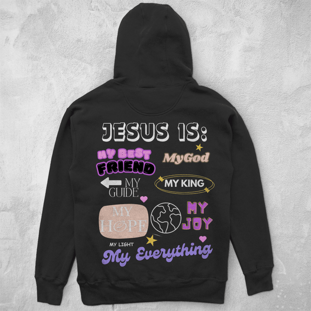 Unisex Oversize Hoodie "Jesus is" - by-grace.store