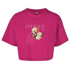 Damen Oversize Crop Top 