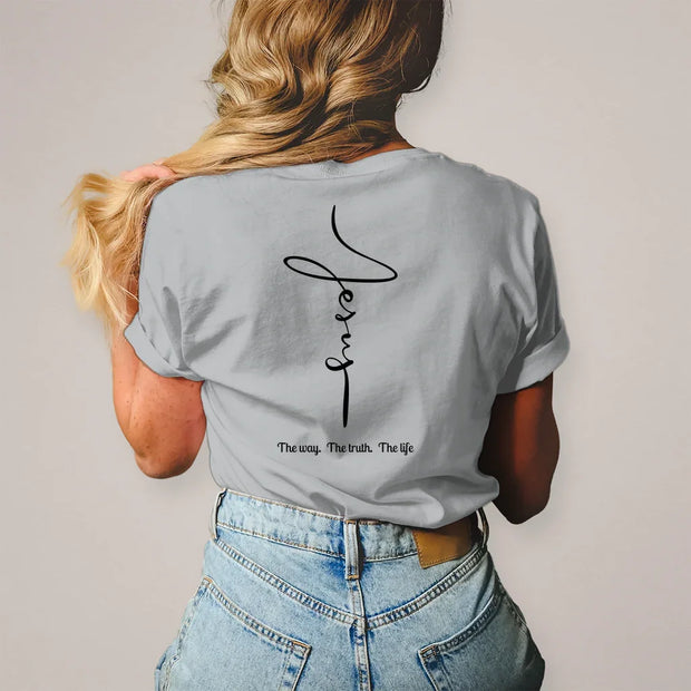 Damen T-Shirt "Jesus" - by-grace.store