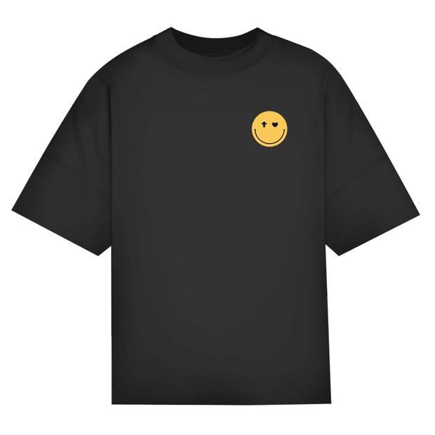 ST/ST Oversize T-Shirt "He is God" - by-grace.store