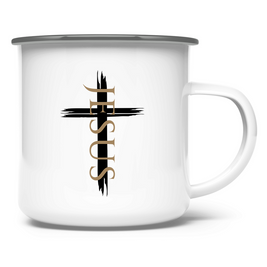 Emaille Tasse 