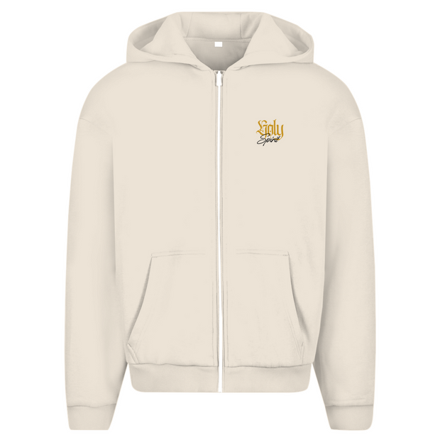 Herren Oversize Zipper Hoodie "Holy Spirit" - by-grace.store