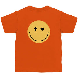 Kinder T-Shirt „Smiley“ – Christliches Motivshirt für Jungen & Mädchen | byGraceStore