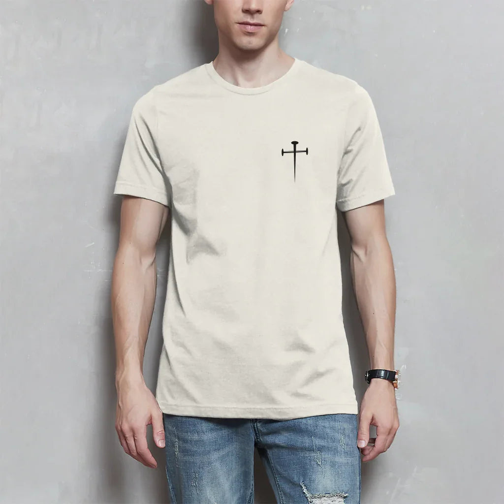 Herren T-Shirt Kreuz - by-grace.store