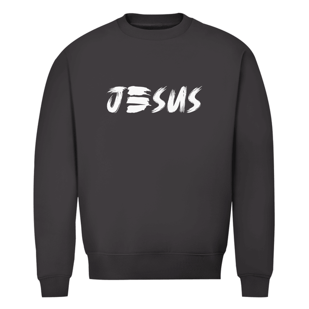 Herren Premium Bio Sweatshirt "JESUS" - by-grace.store