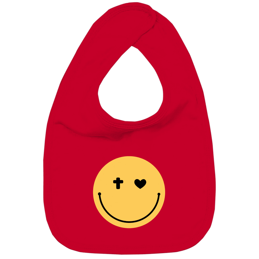 Kinder Bio Lätzchen "Smiley" - by-grace.store