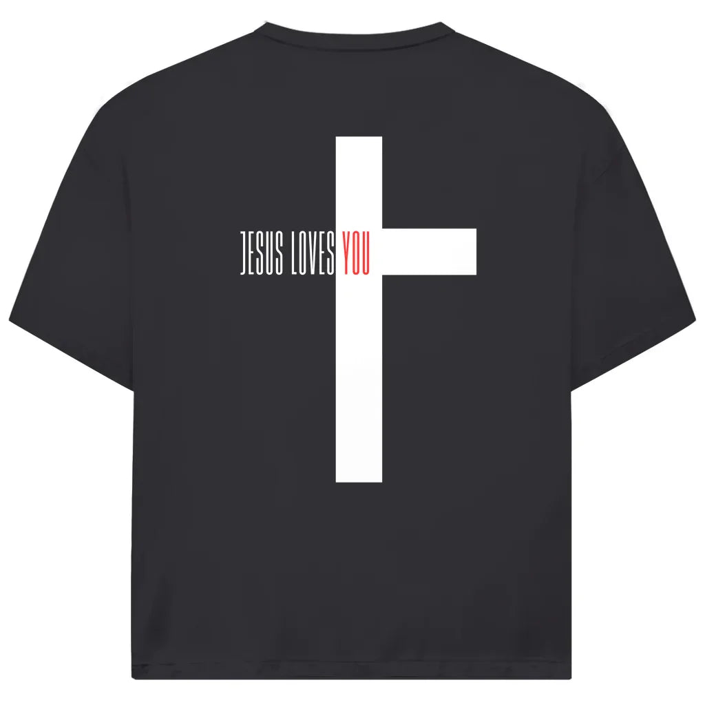 Jesus Lives Cross Oversize T-Shirt | JJ Streetwear