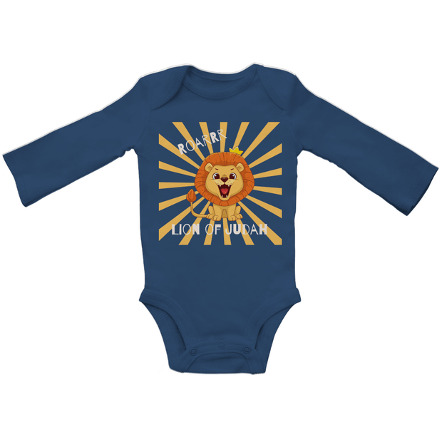 Baby Bio Bodysuite Langarm "Roar" - by-grace.store