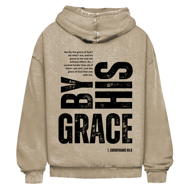 Oversize Washed Hoodie "Grace" - by-grace.store