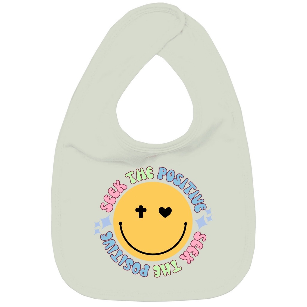 Kinder Bio Lätzchen "Seek the Positive" - by-grace.store