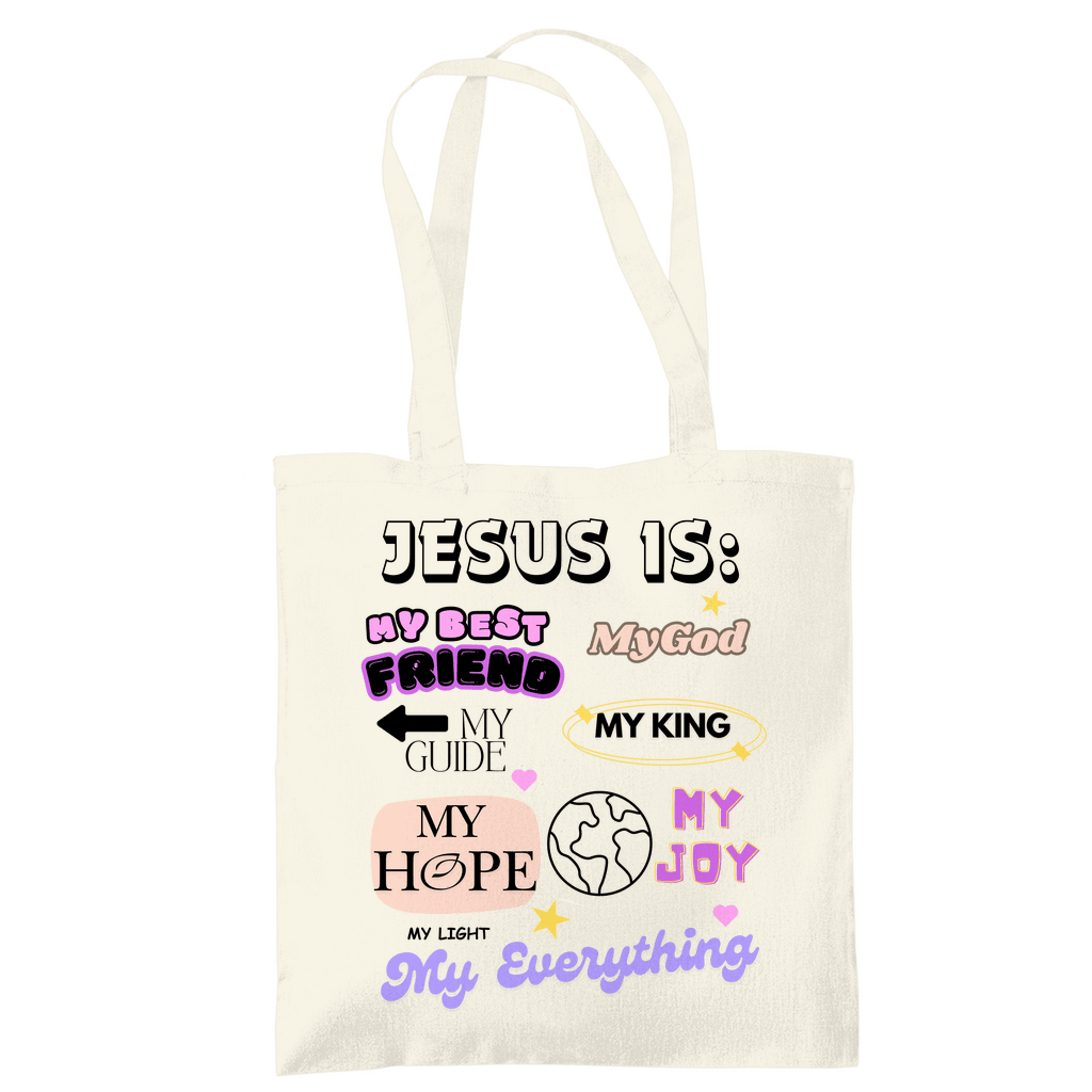 Tragetasche "Jesus is" - by-grace.store