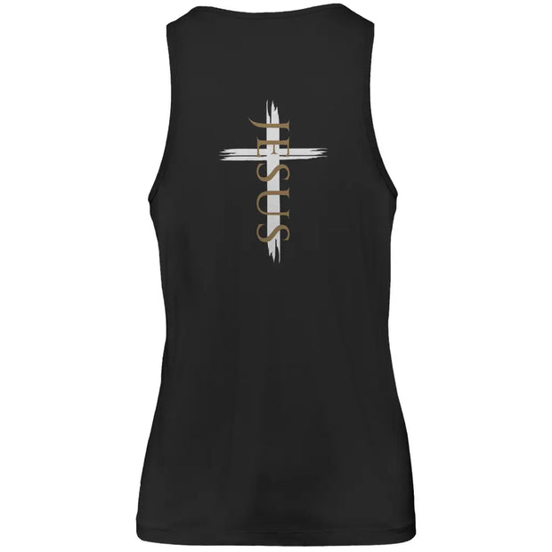 Herren Premium Tank Top "Jesus Kreuz" - by-grace.store