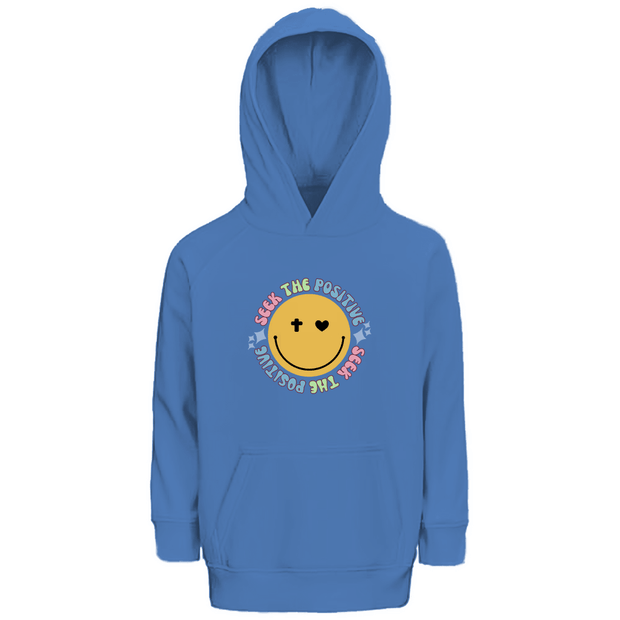 Kinder Premium Bio Hoodie "Seek the Positive" - by-grace.store