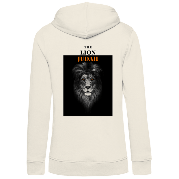 Damen Premium Bio Hoodie "Lion of Judah" - by-grace.store